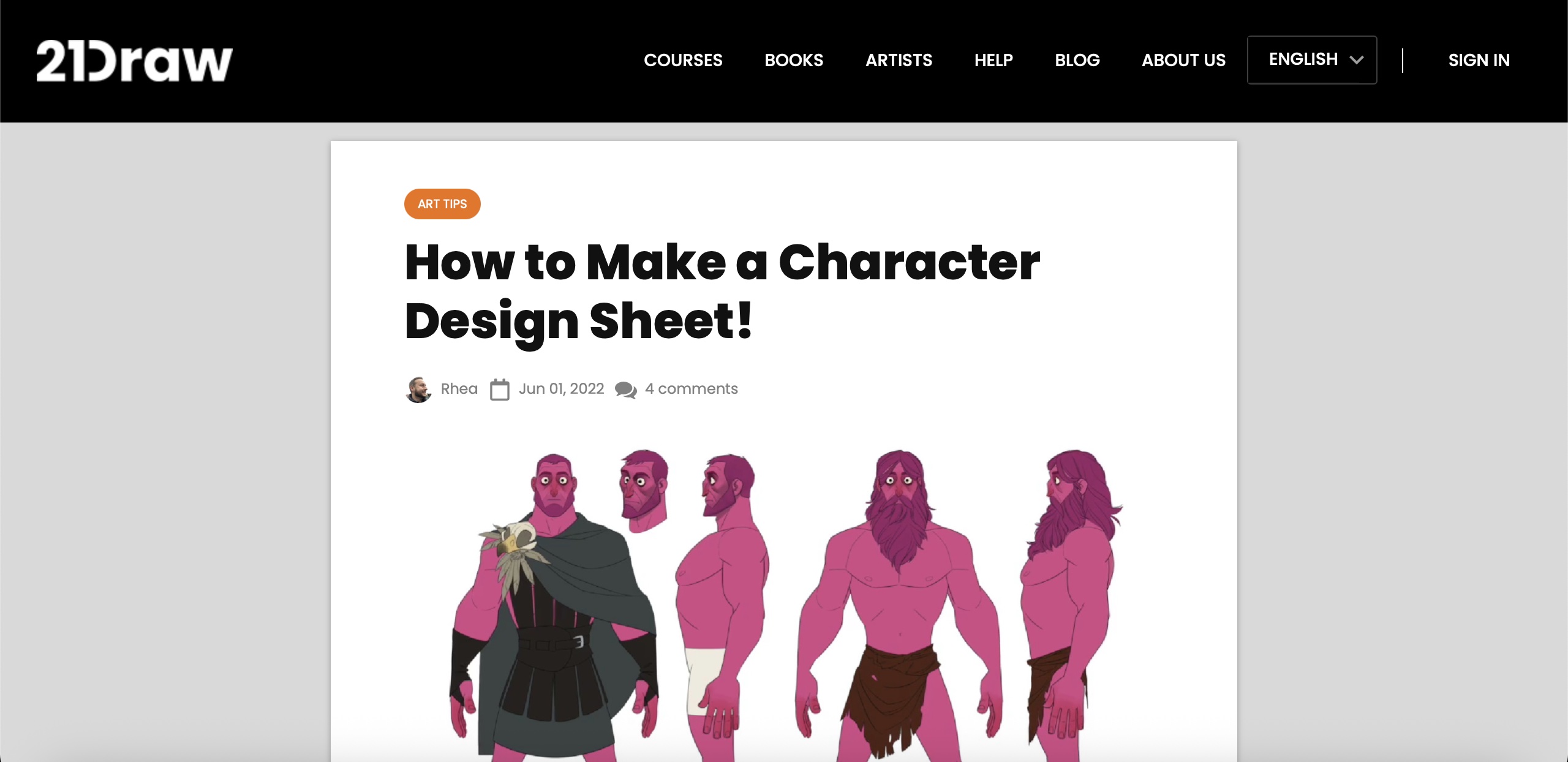 21 Draw Character Sheet